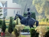 Ram Bagh garden with Maharaja Ranjit Singh panorama