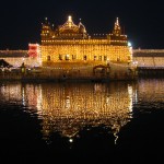 Amritsar - golden temple night view